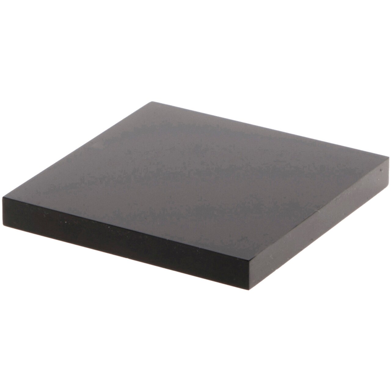 Plymor Black Square Acrylic Display Base, 3" W x 3" D x 0.375" H